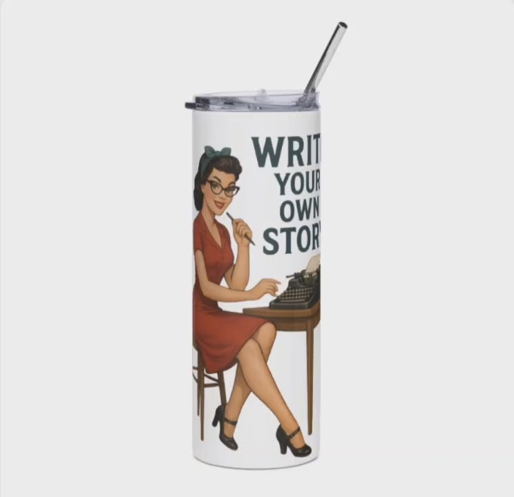 Vaso de Acero Inoxidable para Profesora - Botella Térmica Pin Up "Class in Session"