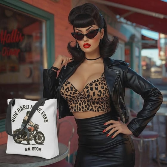 Bolso tote/Tote bag "Ride Hard Live Free"