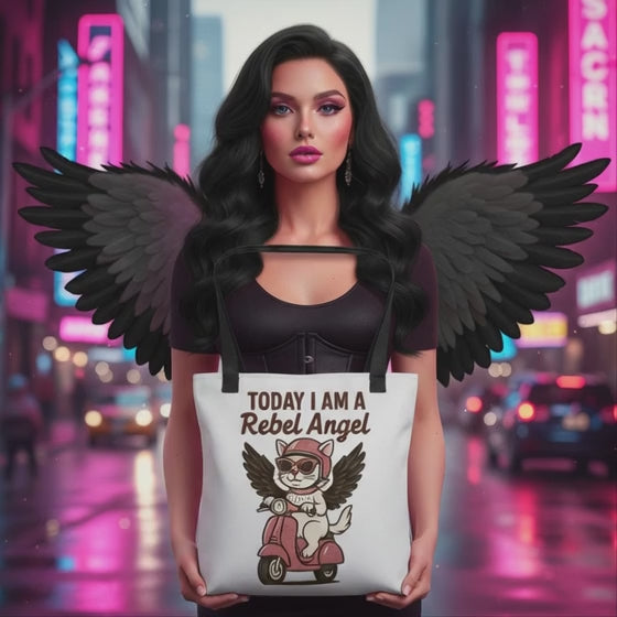 Bolso / Tote Bag “Pink Rebel Angel”