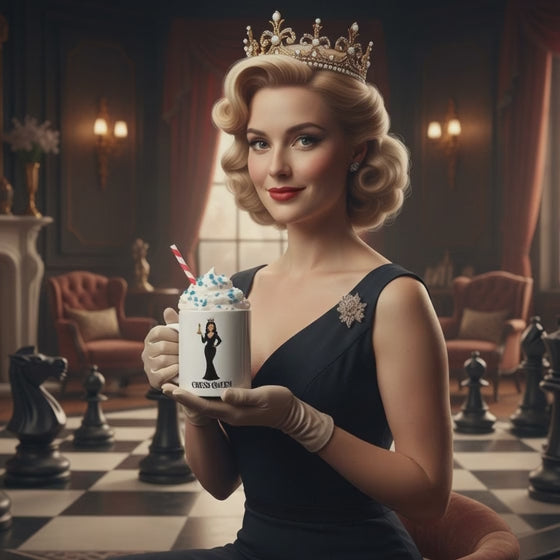 Reina de Ajedrez - Taza / White Glossy Mug