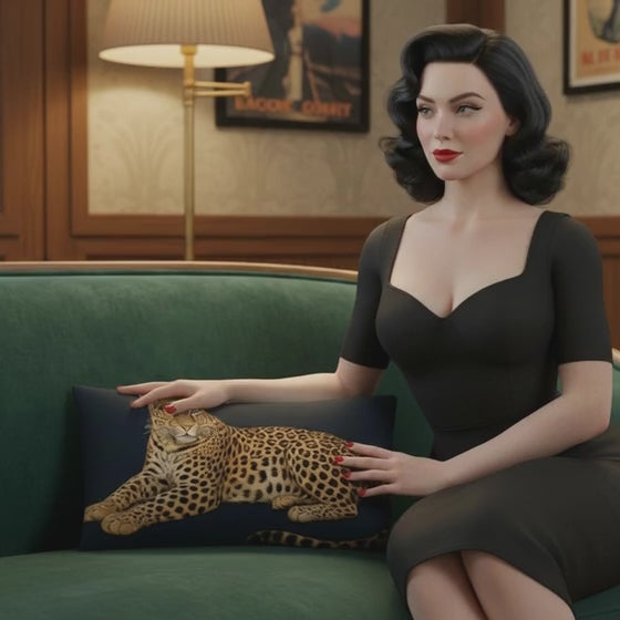 Cojín Básico / Basic Pillow "Elegance – Leopardo II"