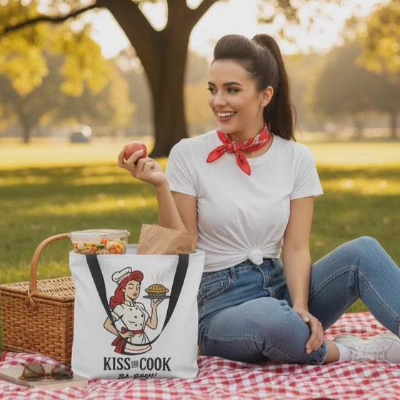 Bolsa tote/Bag "Kiss the Cook Ba-Boom"