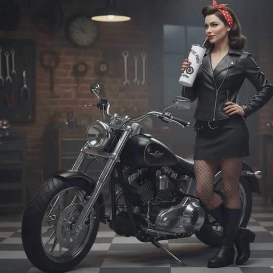 Vaso de acero inoxidable/ Tumbler "Ride Hard Live Free"