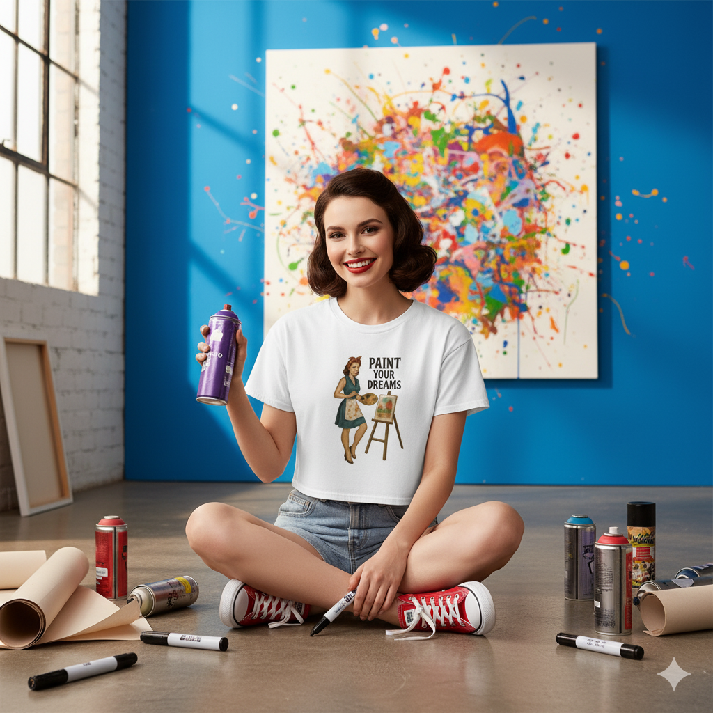 Camiseta corta unisex "Paint Your Dreams"