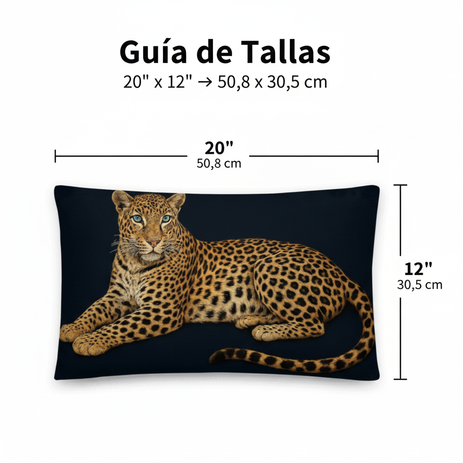 Cojín Básico / Basic Pillow "Elegance – Leopardo II"