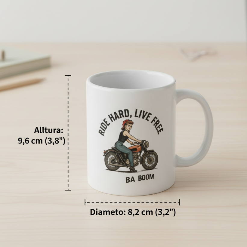 Taza/Mug "Ride Hard Live Free"