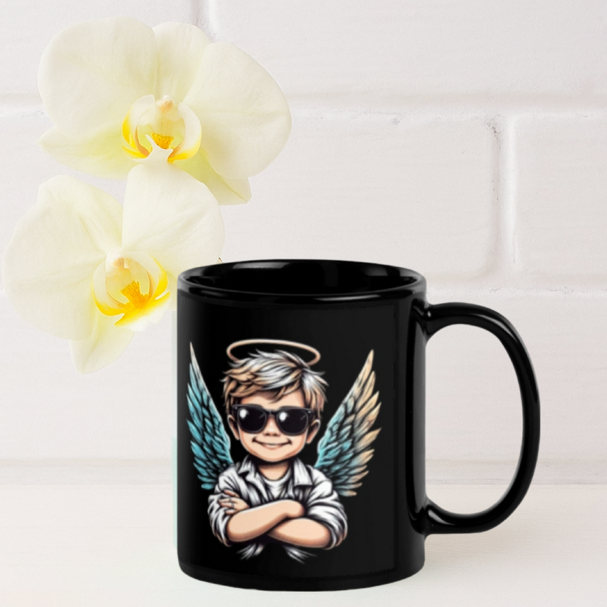 “Rebel Angel” Mug – Wings, Attitude & Coffee in One