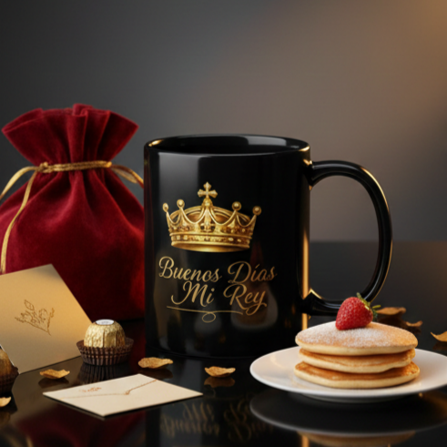 Taza/mug buenos días rey