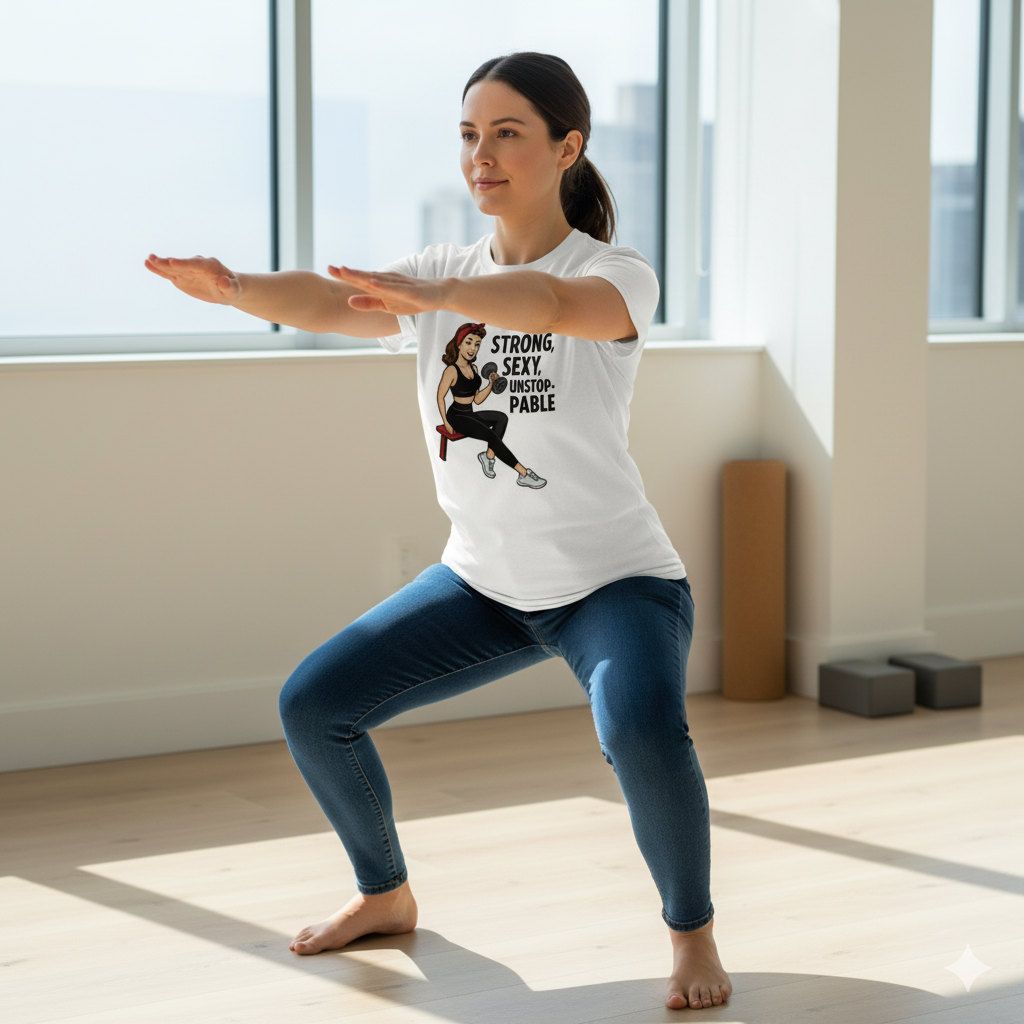 Camiseta/T-shirt "Workout Pin-Up"
