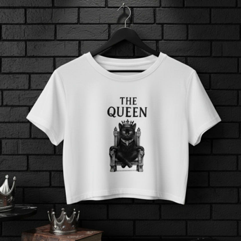 Gatita Reina - Camiseta Corta / Women's Crop Top
