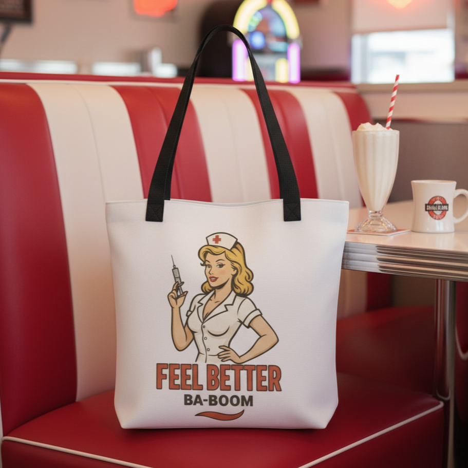 Bolsa tote/Bag "Feel Better Ba-Boom"