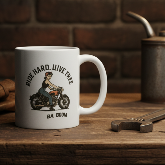 Taza/Mug "Ride Hard Live Free"