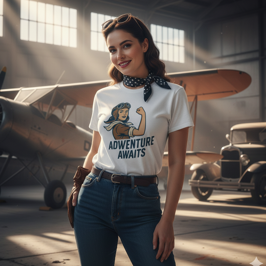 Camiseta larga / T-shirt "Adventure Awaits"