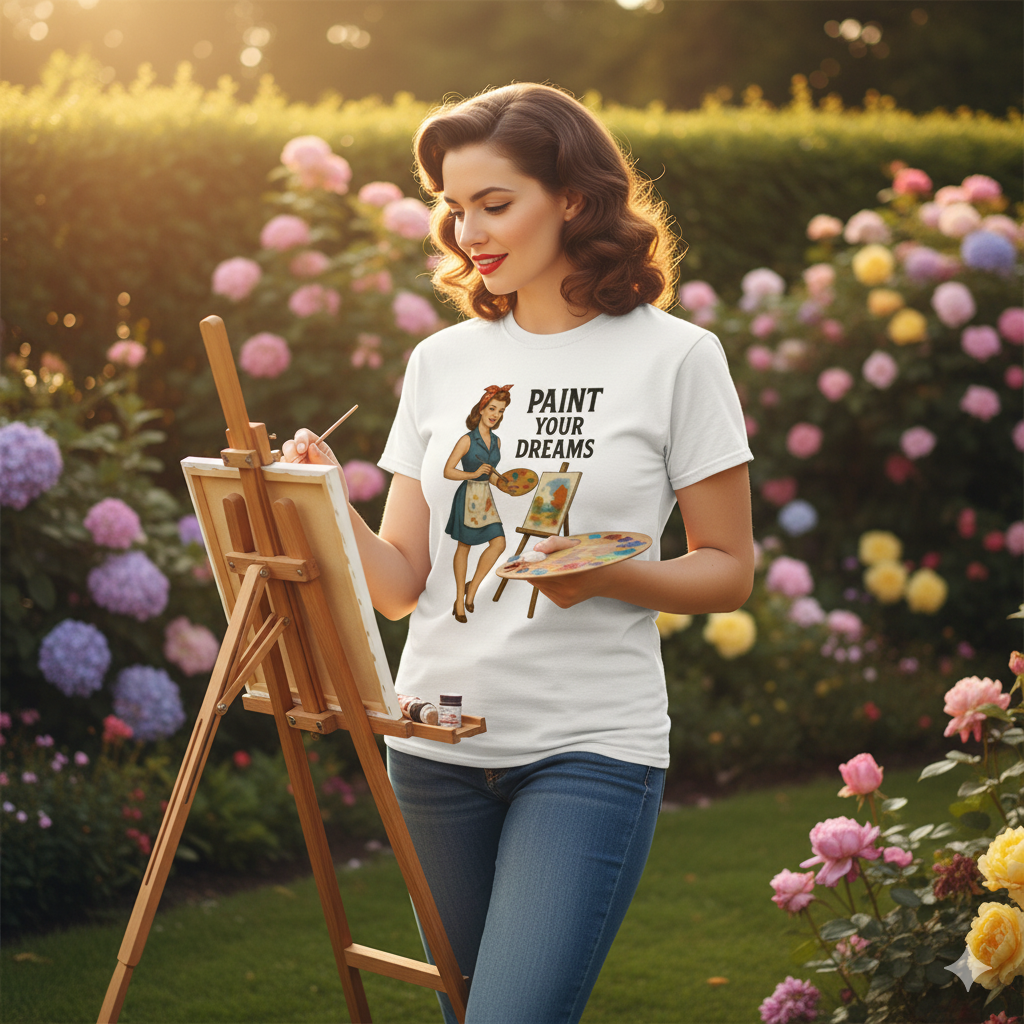 Camiseta larga unisex "Paint Your Dreams"