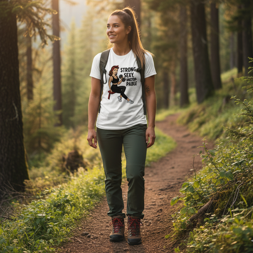 Camiseta/T-shirt "Workout Pin-Up"