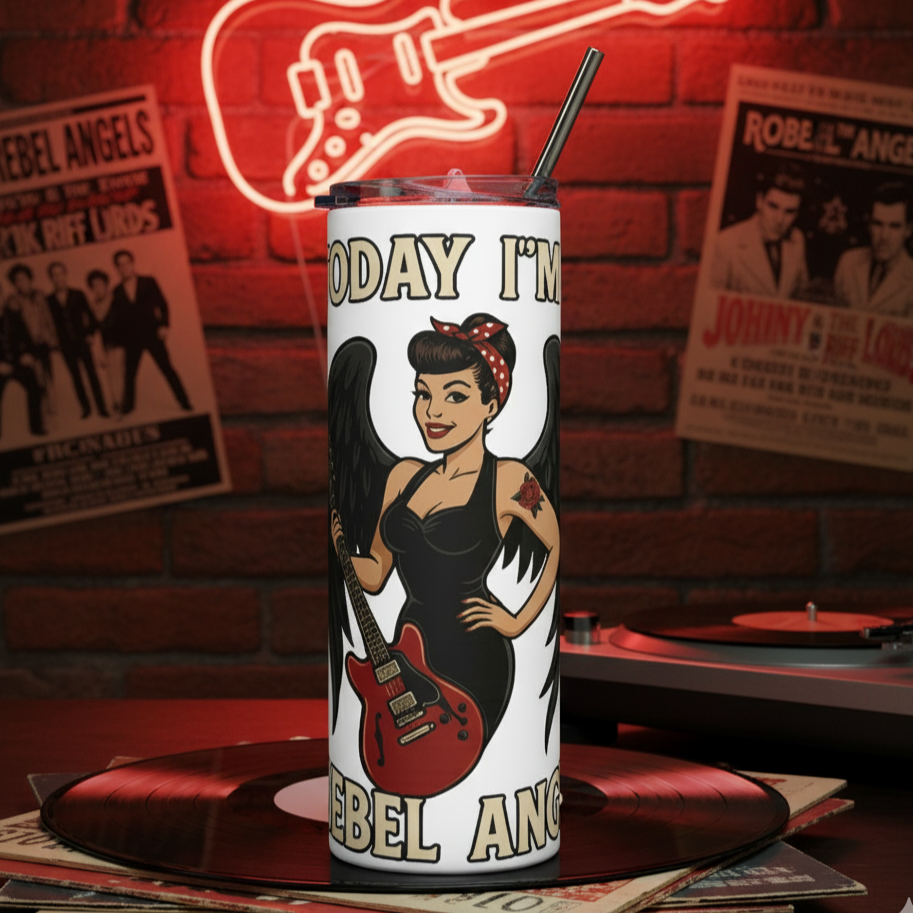 Vaso Térmico/Stainless “Black Rebel Angel”