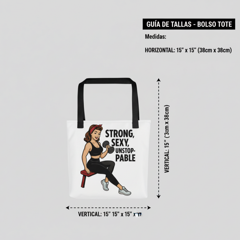 Bolso tote/Bag "Workout Pin-Up"