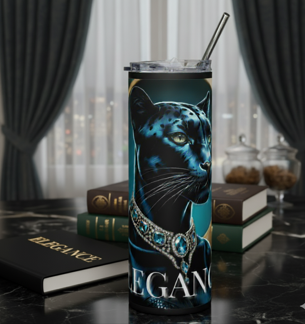 Vaso Térmico/Stainless "Elegance - Pantera".