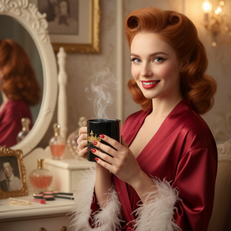 Taza/mug buenos días reina