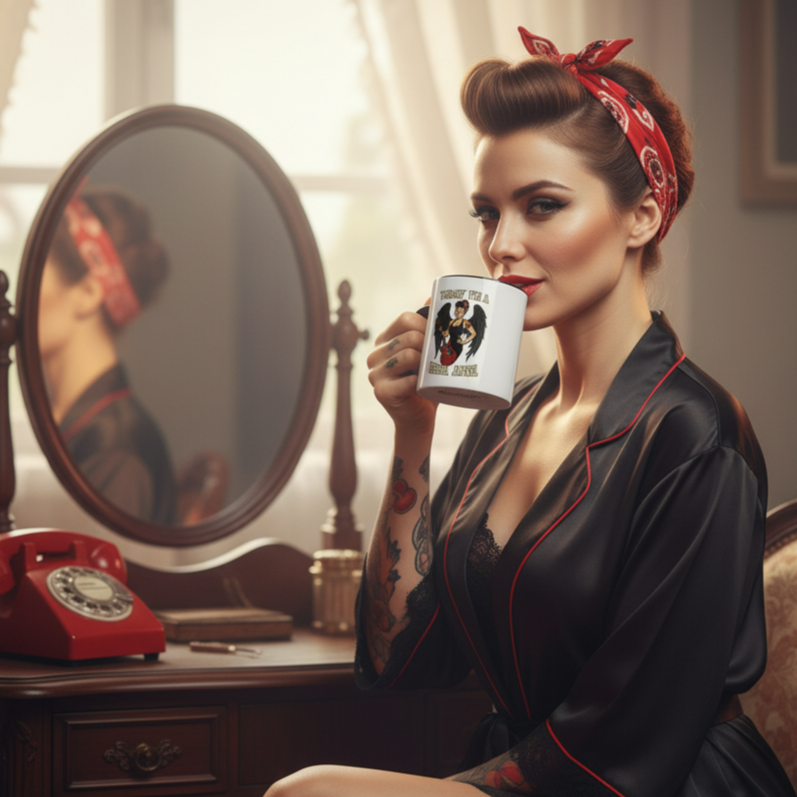 Taza/Mug cerámica "Black Rebel Angel”