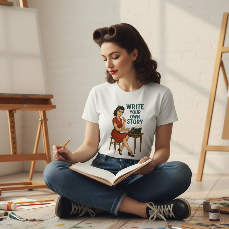 Camiseta larga unisex "Write Your Own Story"