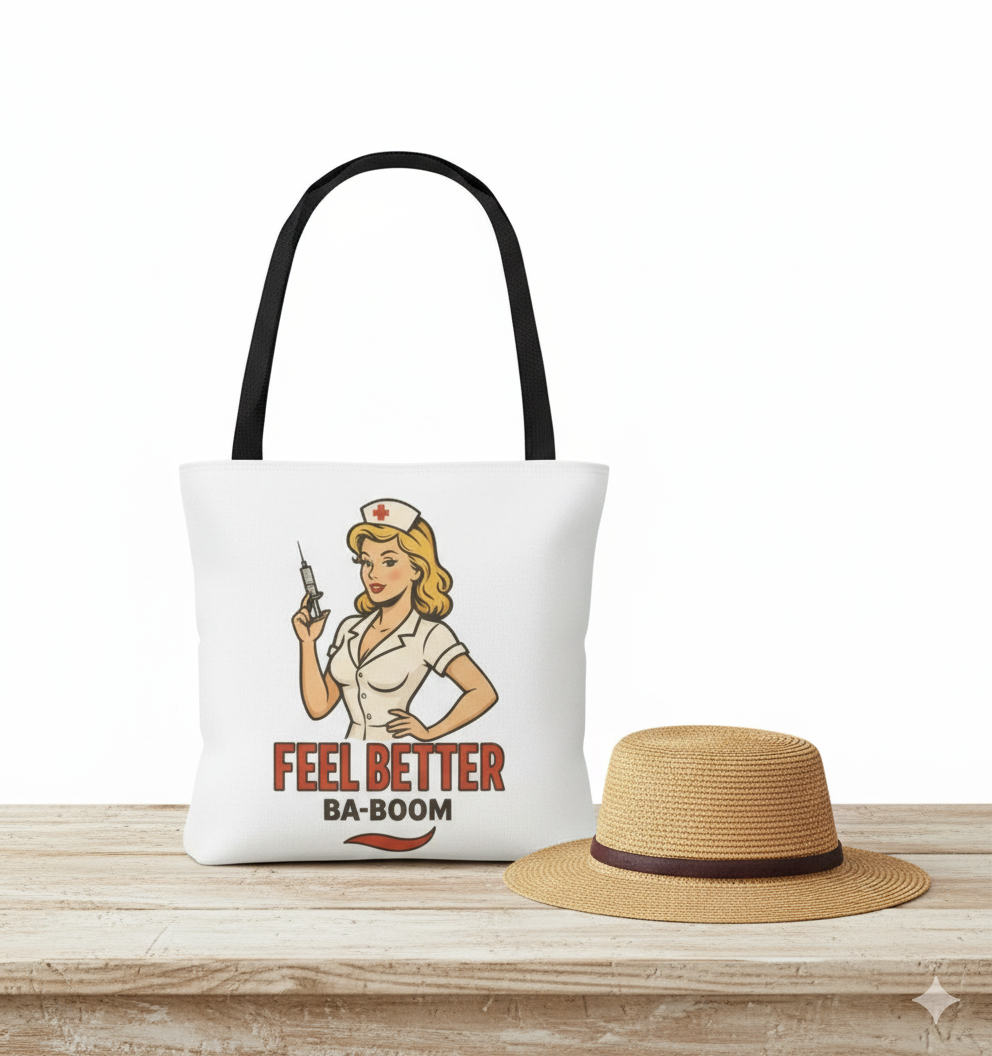 Bolsa tote/Bag "Feel Better Ba-Boom"