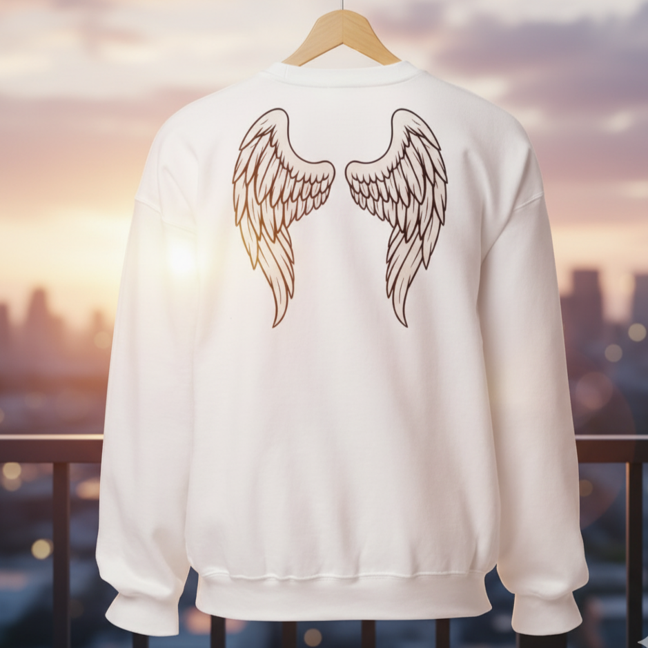 Sudadera, Miau, "Hoy voy a ser un ángel rebelde"