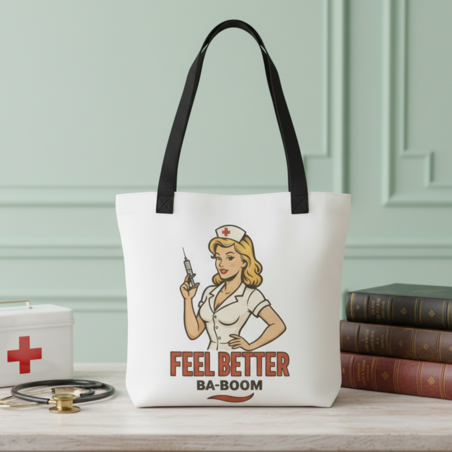 Bolsa tote/Bag "Feel Better Ba-Boom"