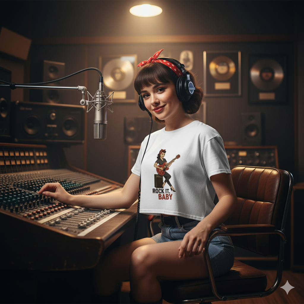 Camiseta corta unisex "Rock It, Baby"