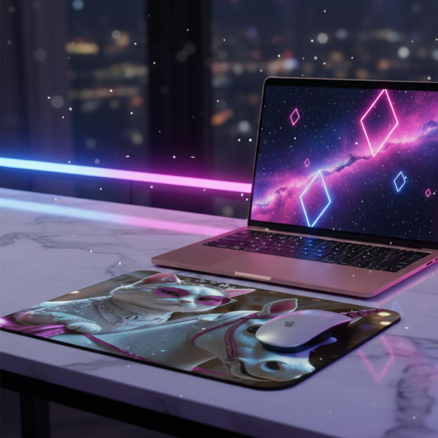 Alfombrilla de Ratón / Mouse pad "Miau Mágico"