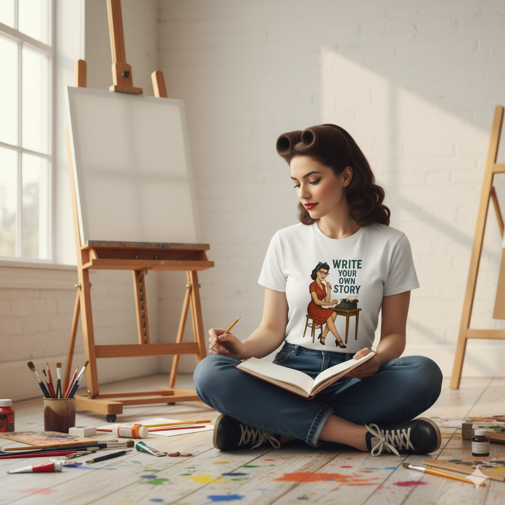 Camiseta larga unisex "Write Your Own Story"