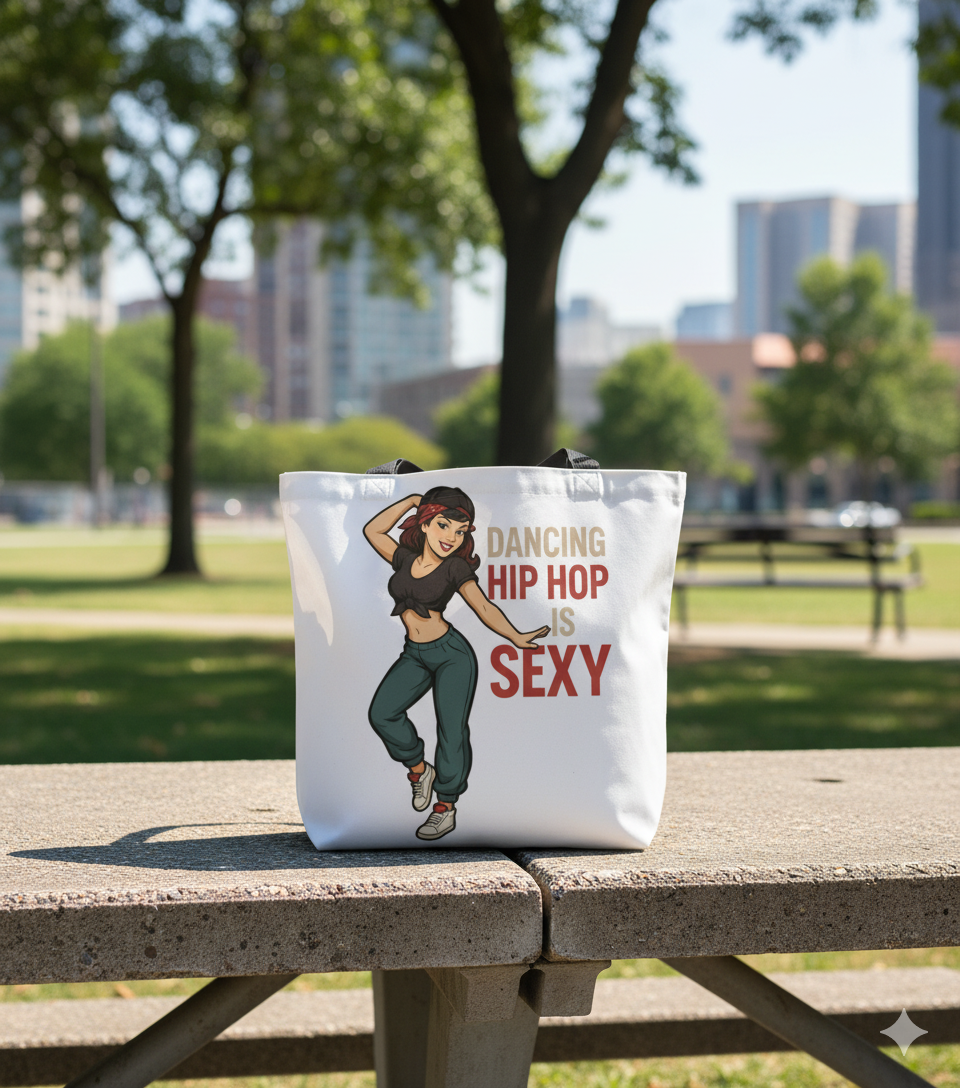 Bolso tote/Bag "Dancing Hip Hop is Sexy"
