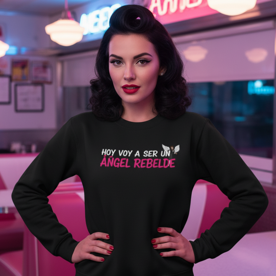 Sudadera “Hoy voy a hacer un ángel rebelde”