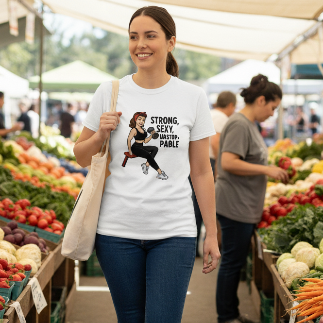 Camiseta/T-shirt "Workout Pin-Up"