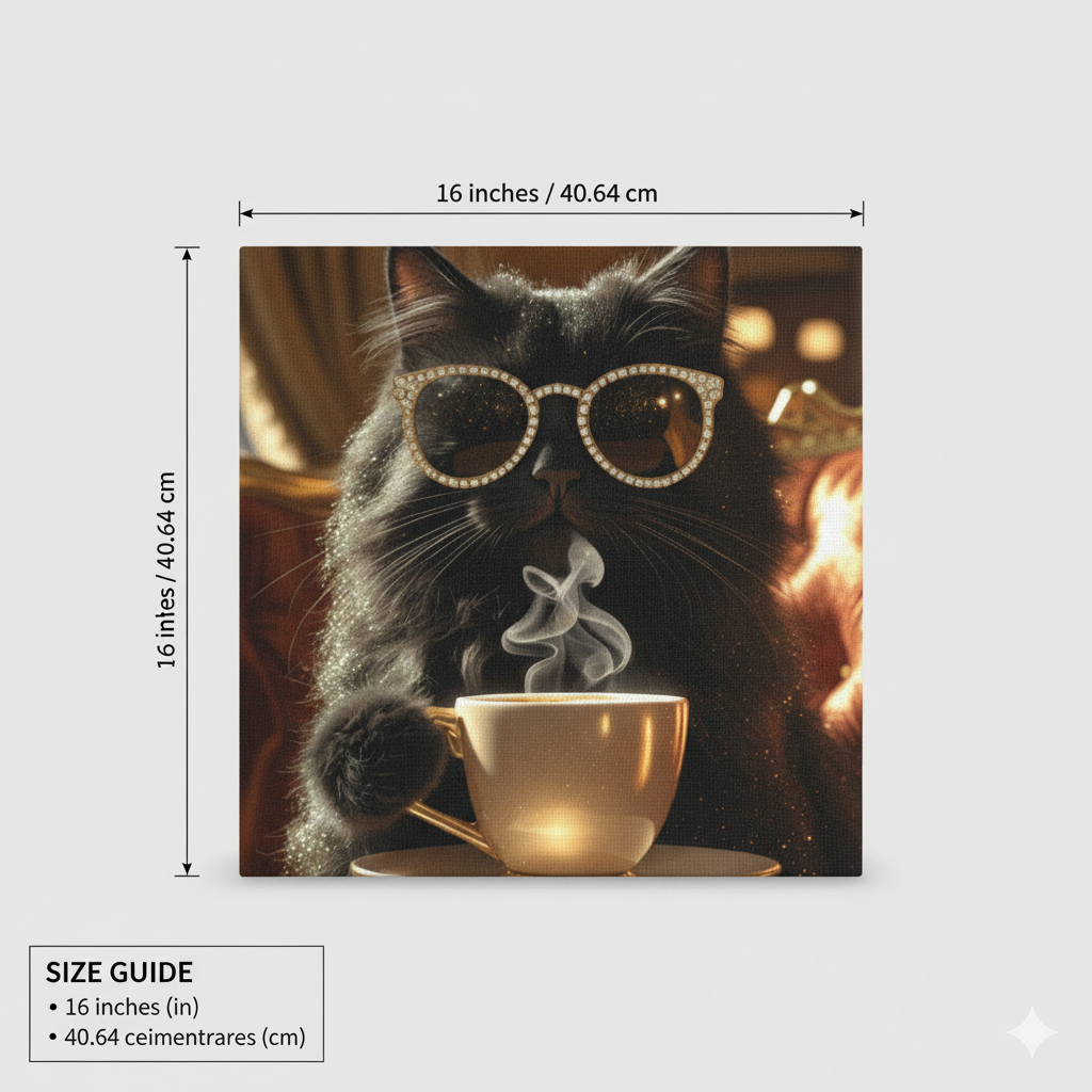 Lienzo / Canvas "Mañana con un Miau"