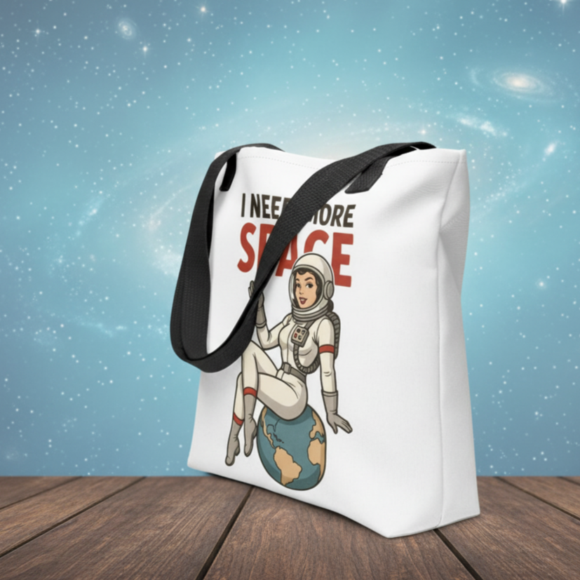Bolsa tote "I Need More Space"