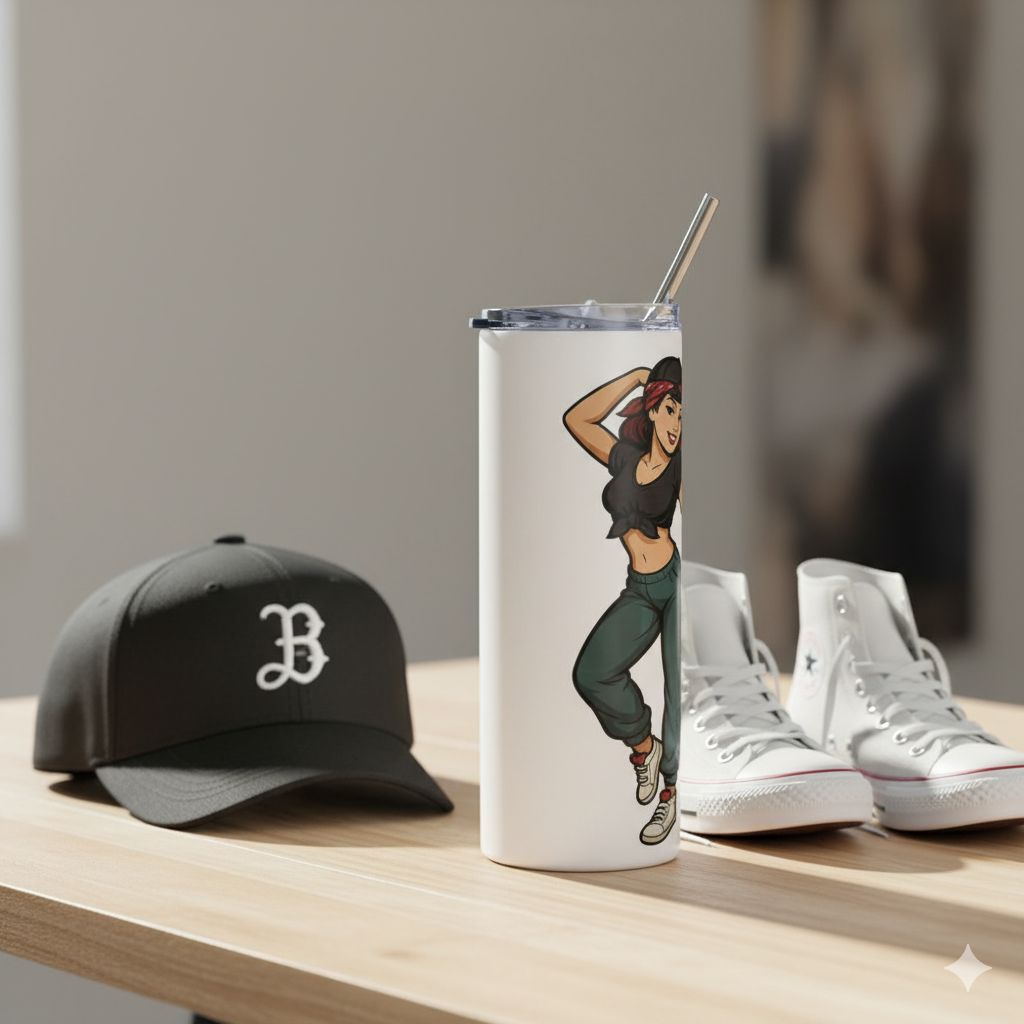 Vaso de acero inoxidable/Tumbler "Dancing Hip Hop is Sexy"