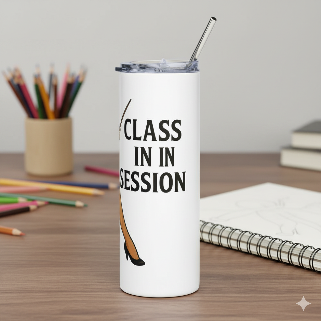 Vaso de acero inoxidable "Class in Session"