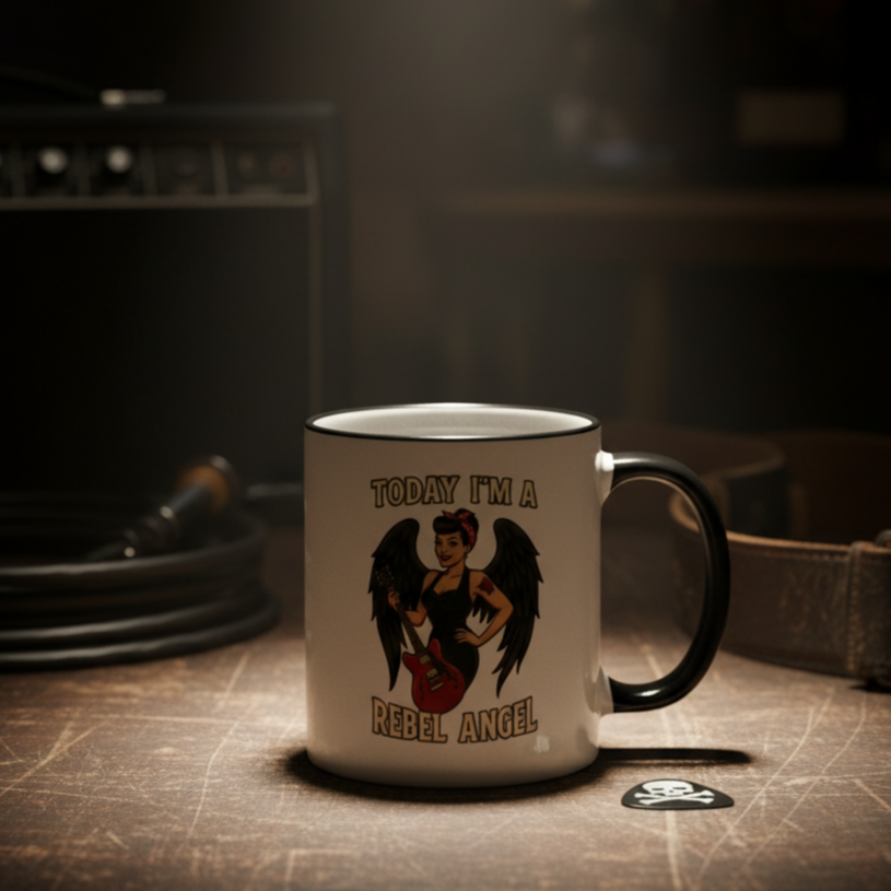 Taza/Mug cerámica "Black Rebel Angel”