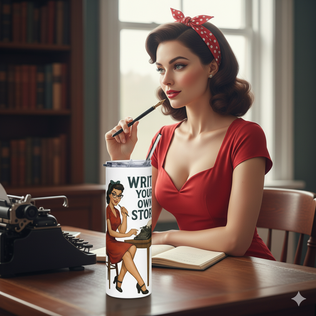Vaso de acero inoxidable "Write Your Own Story"