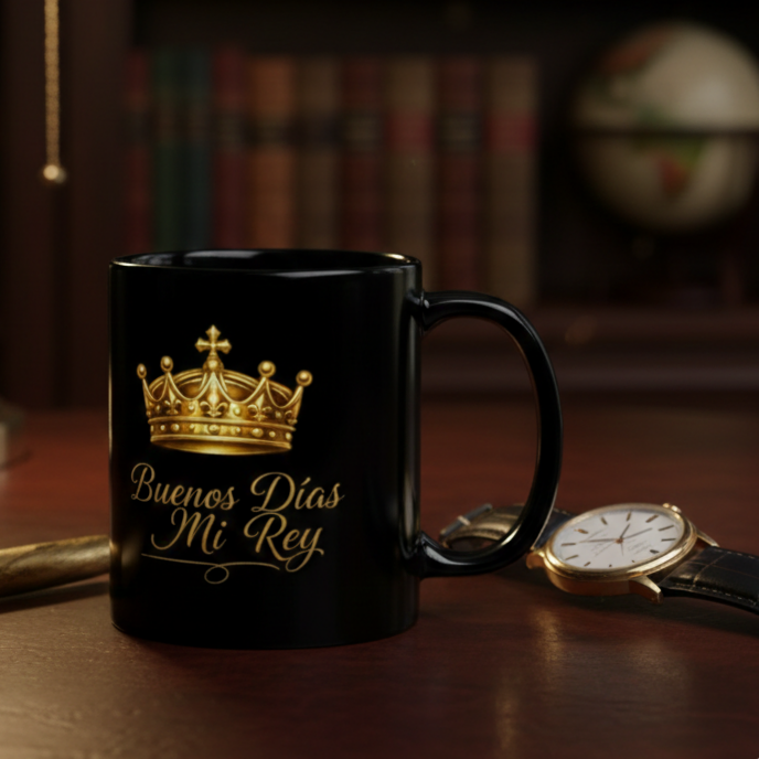 Taza/mug buenos días rey