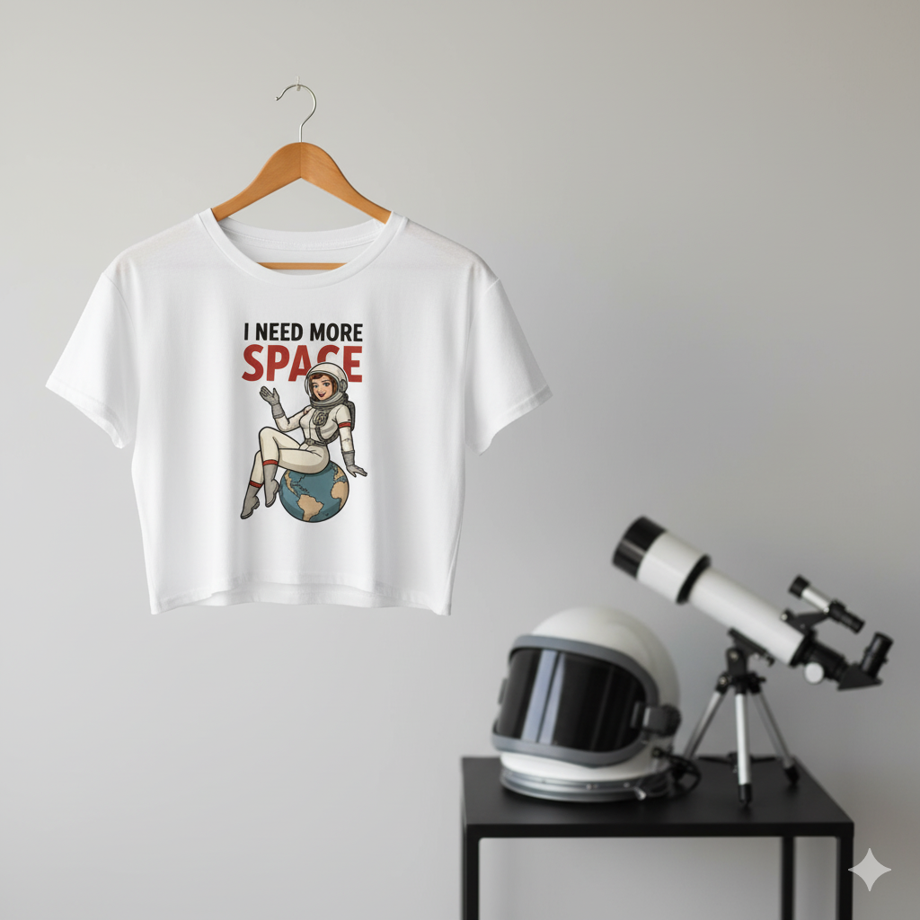 Camiseta corta unisex "I Need More Space"