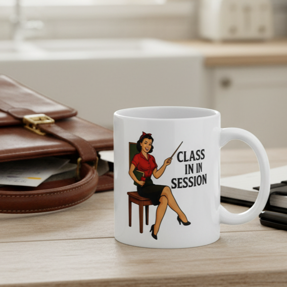 Taza "Class in Session"