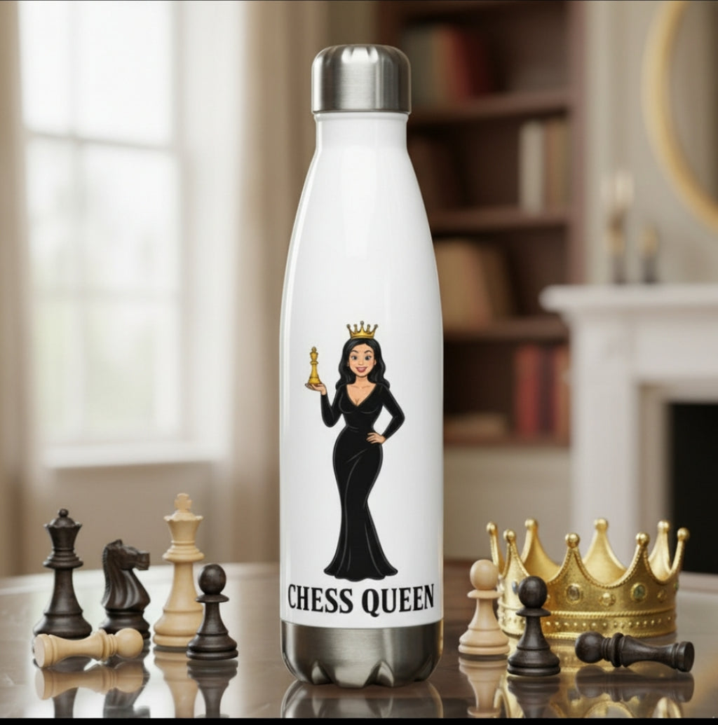 Reina de Ajedrez - Botella de agua/ Stainless Steel Water Bottle