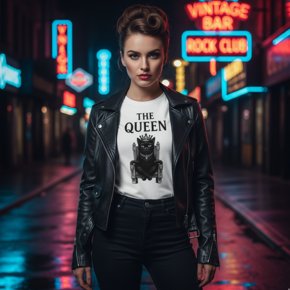 Gatita Reina - Camiseta Corta / Women's Crop Top