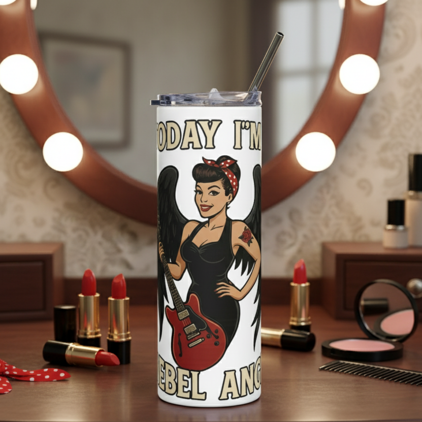 Vaso Térmico/Stainless “Black Rebel Angel”