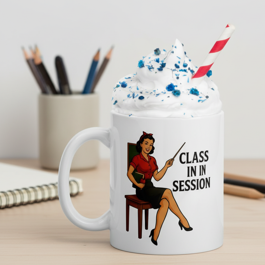 Taza "Class in Session"