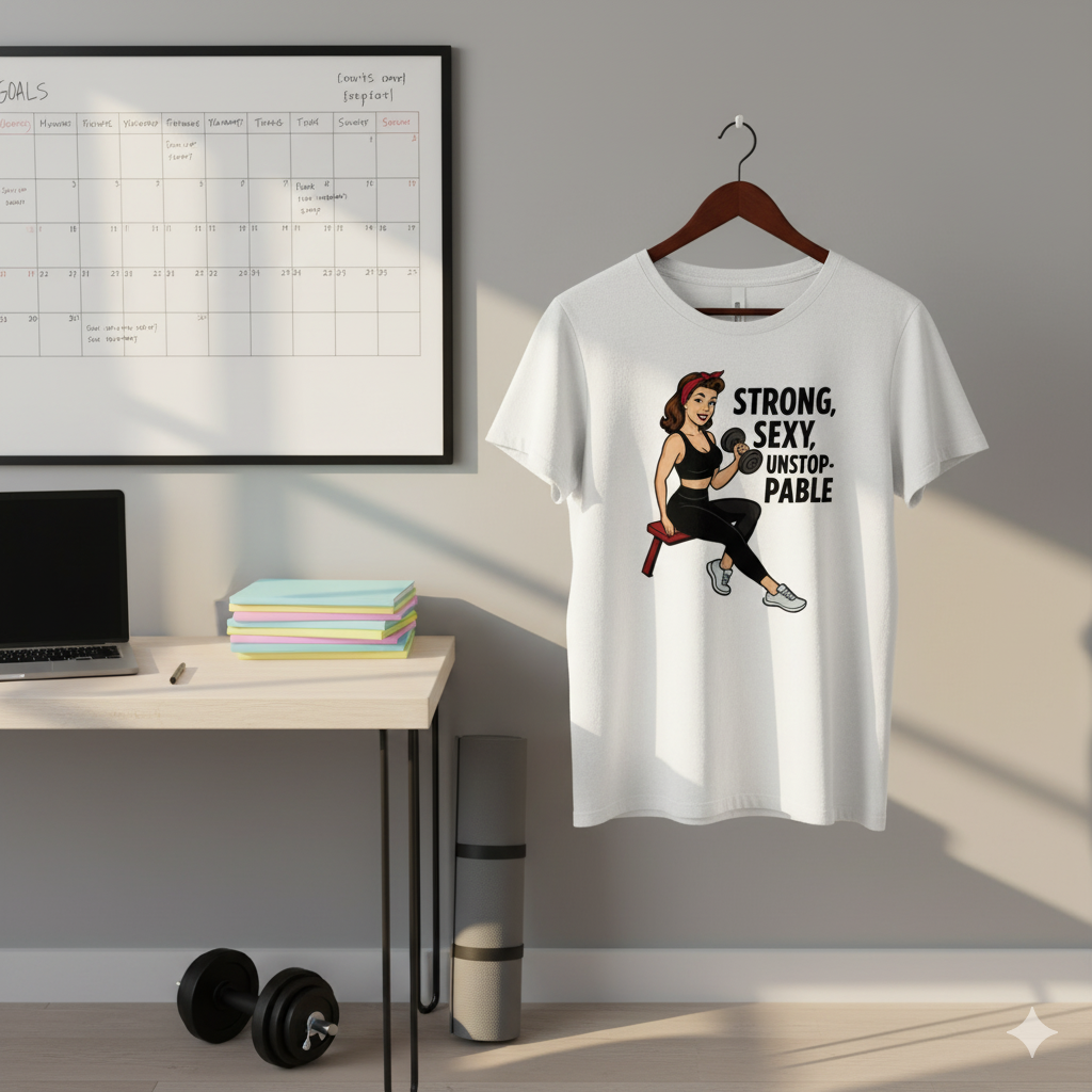 Camiseta/T-shirt "Workout Pin-Up"