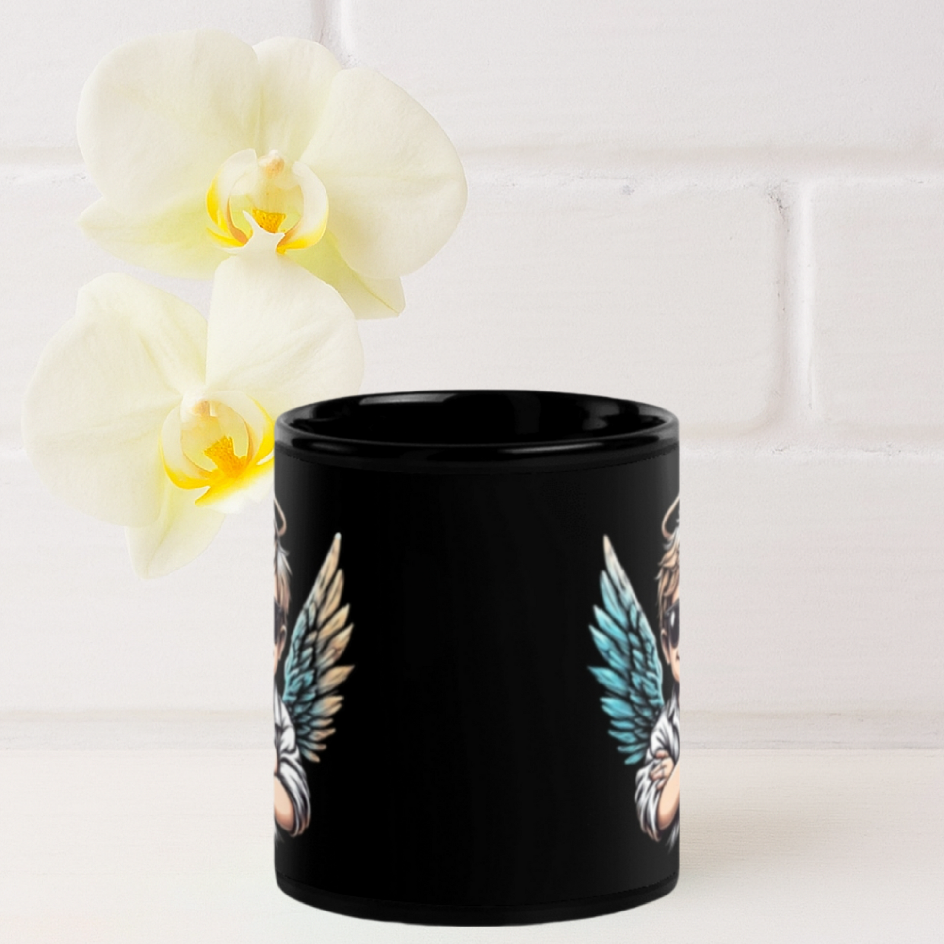 “Rebel Angel” Mug – Wings, Attitude & Coffee in One