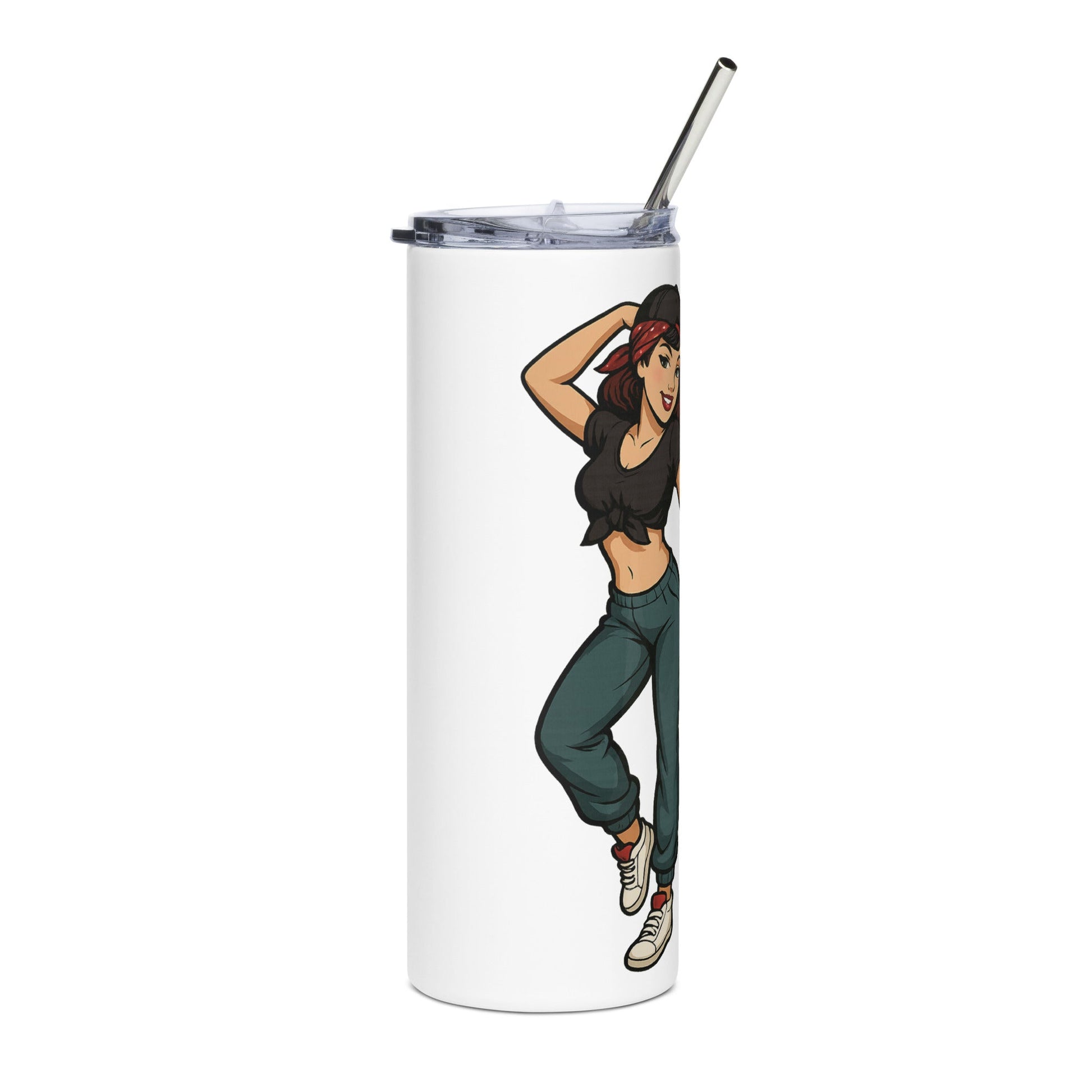 Vaso de acero inoxidable/Tumbler "Dancing Hip Hop is Sexy"